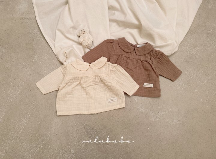 Valu Bebe - Korean Baby Fashion - #babyboutique - Kids Natural Dunka Blouse - 2