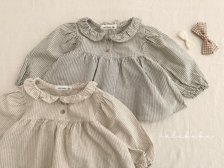 Valu Bebe - Korean Baby Fashion - #babyboutiqueclothing - Karan Frill Blouse (Kids) - 11