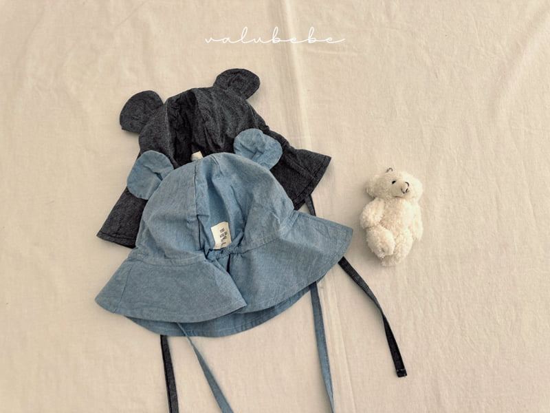 Valu Bebe - Korean Baby Fashion - #babyboutiqueclothing - Bebe Denim Bear Bucket Hat 25 - 12