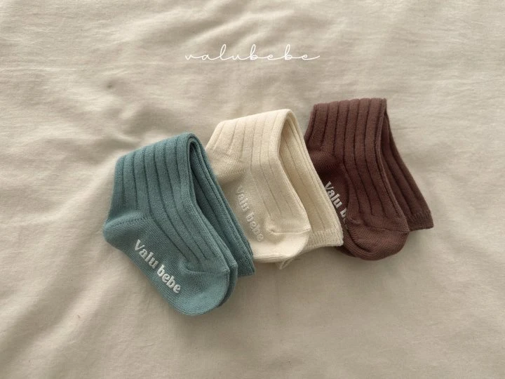 Valu Bebe - Korean Baby Fashion - #babyboutiqueclothing - Bebe Daily Ribbed Socks - 11