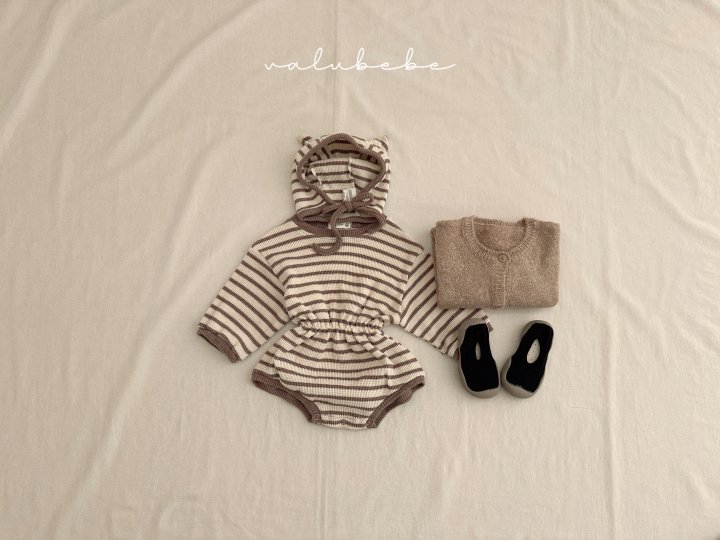 Valu Bebe - Korean Baby Fashion - #babyboutiqueclothing - Bebe Kitten Stripe Bonnet Hat - 7