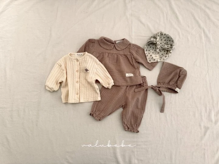 Valu Bebe - Korean Baby Fashion - #babyboutiqueclothing - Bebe Natural Pants - 2