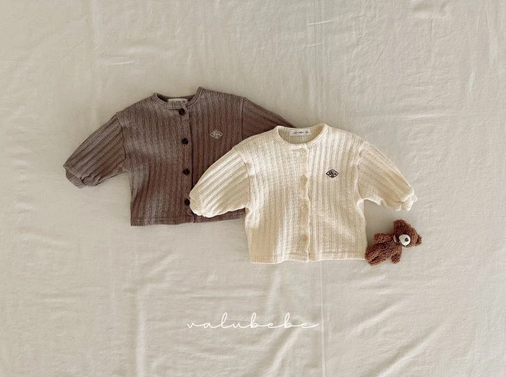 Valu Bebe - Korean Baby Fashion - #babyclothing - Juku Jacquard Cardigan (Bebe)