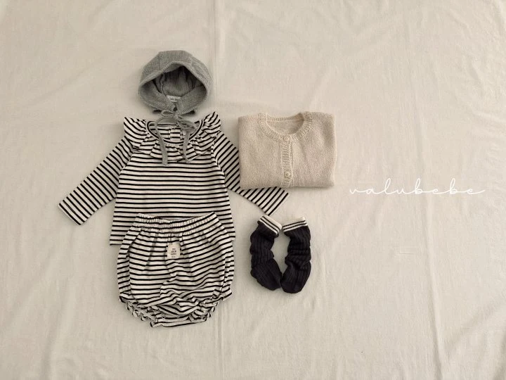 Valu Bebe - Korean Baby Fashion - #babyclothing - Bebe Veronica Stripe Bloomer