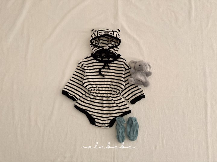 Valu Bebe - Korean Baby Fashion - #babyclothing - Bebe Kitten Stripe Bonnet Hat - 8