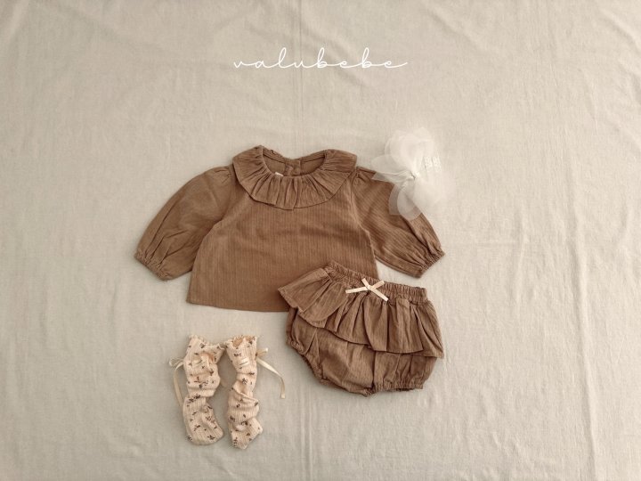 Valu Bebe - Korean Baby Fashion - #babyfashion - Frill Ruffle Blouse (Bebe) - 7