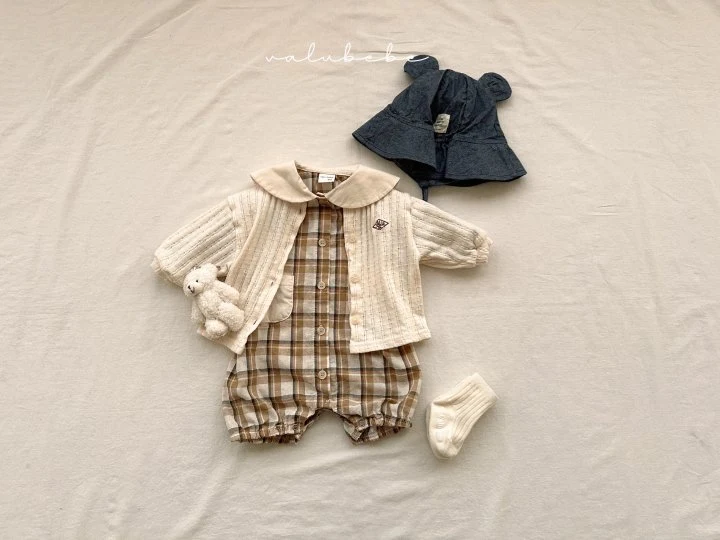 Valu Bebe - Korean Baby Fashion - #babyfashion - Juku Jacquard Cardigan (Bebe) - 2