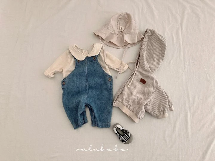 Valu Bebe - Korean Baby Fashion - #babyfashion - Kids Stitched Overalls Suit - 11