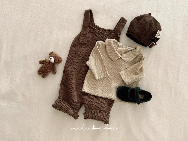 Valu Bebe - Korean Baby Fashion - #babyfashion - Bebe Core Knit Suspenders - 6