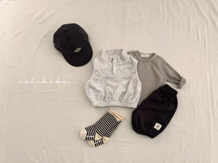 Valu Bebe - Korean Baby Fashion - #babyfashion - Kids By Stripe Tee - 10