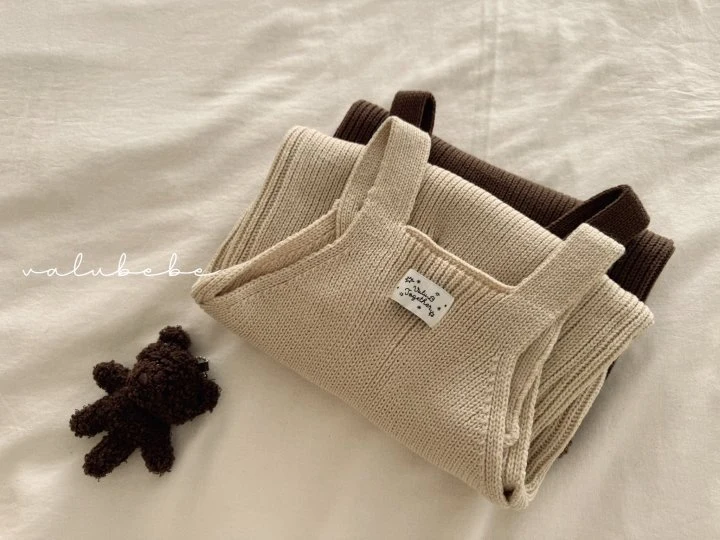 Valu Bebe - Korean Baby Fashion - #babyfever - Bebe Core Knit Suspenders - 7