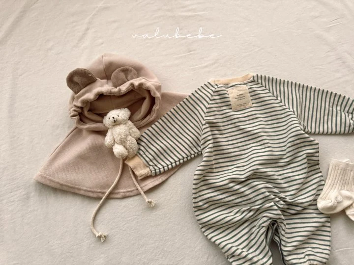 Valu Bebe - Korean Baby Fashion - #babyfever - Bebe Mui Striped Suit - 5