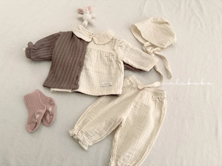 Valu Bebe - Korean Baby Fashion - #babyfever - Bebe Natural Pants - 5