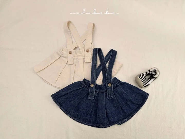 Valu Bebe - Korean Baby Fashion - #babygirlfashion - If Pleated Skirt (Bebe) - 3