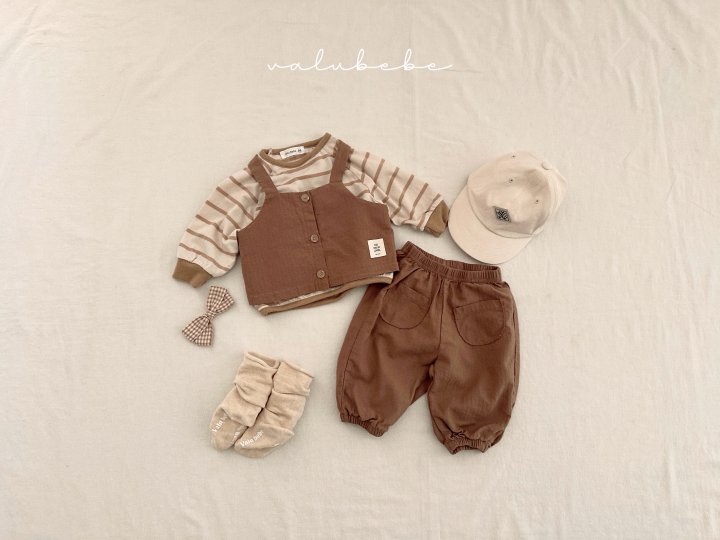 Valu Bebe - Korean Baby Fashion - #babygirlfashion - Bebe Smile Stripe Tee