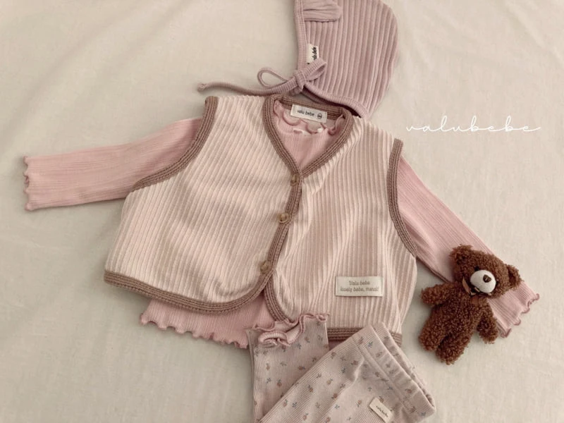 Valu Bebe - Korean Baby Fashion - #babylifestyle - Bebe Minimal Buttle Vest - 12