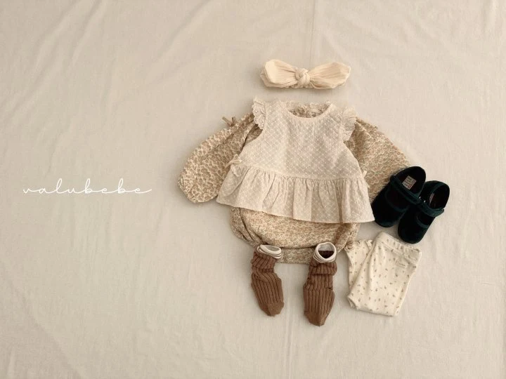 Valu Bebe - Korean Baby Fashion - #babylifestyle - Bebe Rose Flower Ribbon Suit