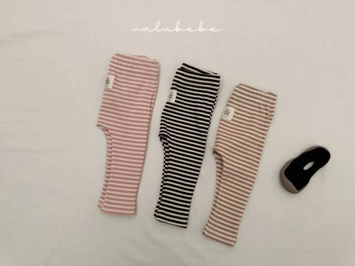 Valu Bebe - Korean Baby Fashion - #babylifestyle - Kids Striped Leggings 25 - 6