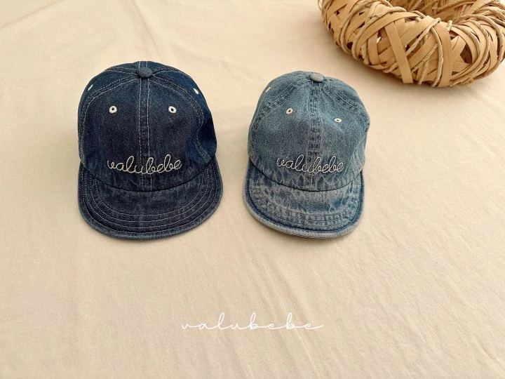 Valu Bebe - Korean Baby Fashion - #babylifestyle - Bebe Velu Denim Cap - 3