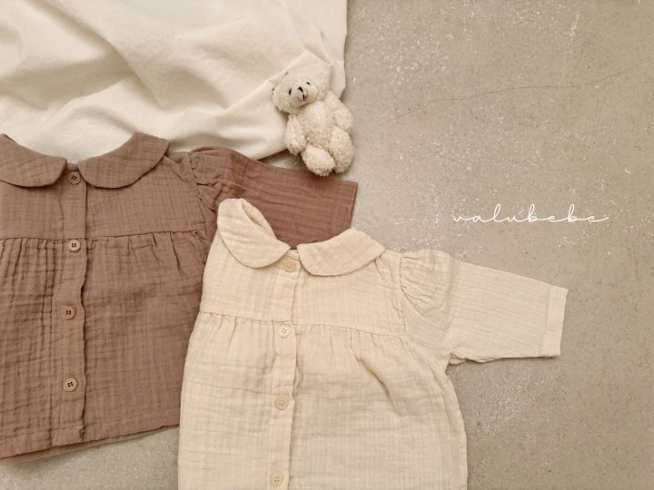 Valu Bebe - Korean Baby Fashion - #babylifestyle - Bebe Natural Dunka Blouse - 9