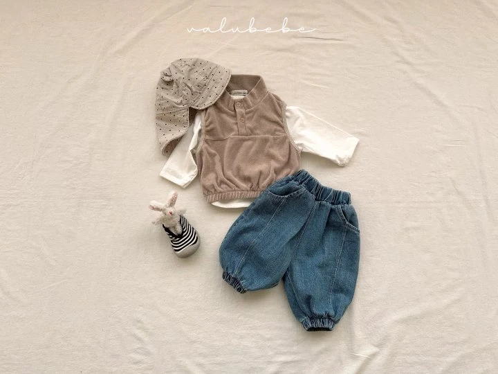 Valu Bebe - Korean Baby Fashion - #babylifestyle - Bebe Basic Side Button Tee 3 - 5