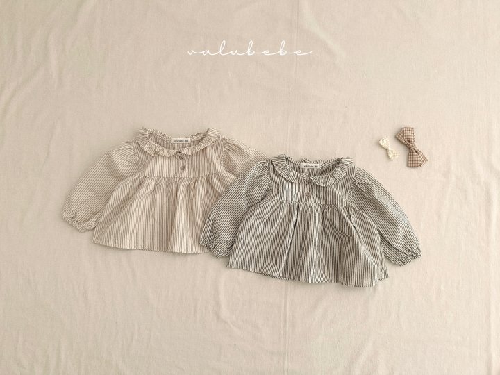 Valu Bebe - Korean Baby Fashion - #babyoninstagram - Karan Frill Blouse (Kids) - 2