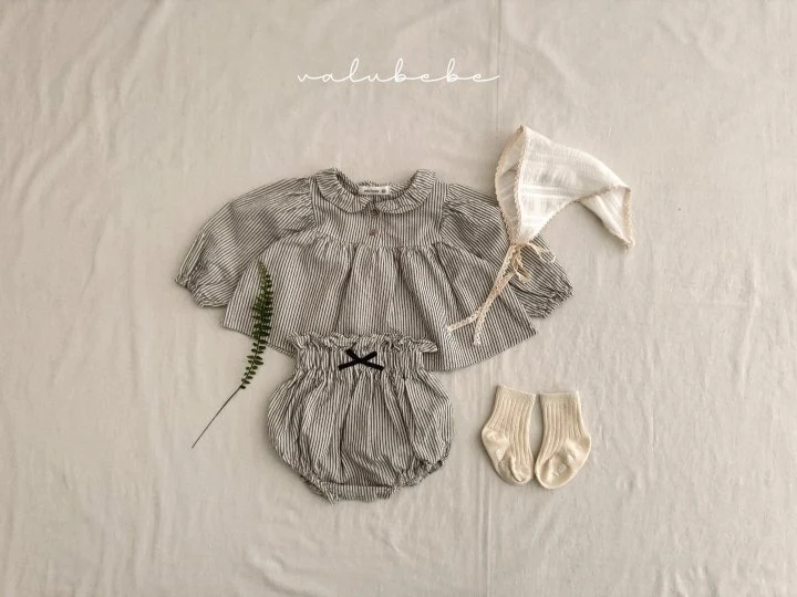 Valu Bebe - Korean Baby Fashion - #babyoninstagram - Karan Ribbon Bloomer (Bebe)