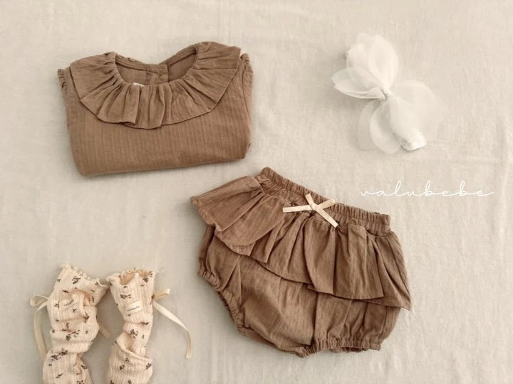 Valu Bebe - Korean Baby Fashion - #babyoninstagram - Frill Ruffle Bloomers (Bebe) - 9