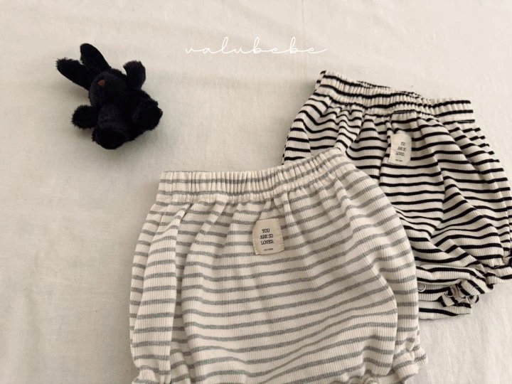 Valu Bebe - Korean Baby Fashion - #babyoninstagram - Bebe Veronica Stripe Bloomer - 6