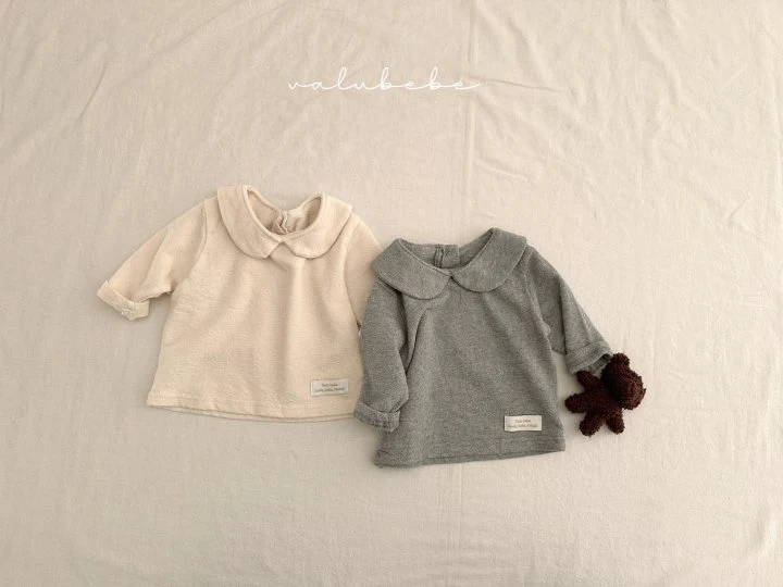 Valu Bebe - Korean Baby Fashion - #babyoninstagram - Bebe Round Collar Tee