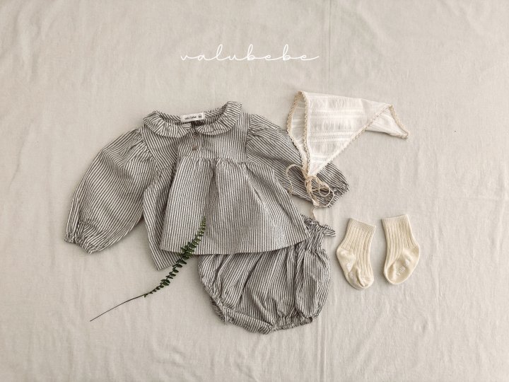 Valu Bebe - Korean Baby Fashion - #babyoninstagram - Karan Frill Blouse (Bebe) - 4