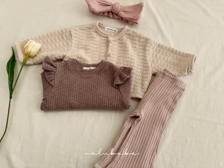 Valu Bebe - Korean Baby Fashion - #babyootd - Frill Wing Tee (Bebe) - 8