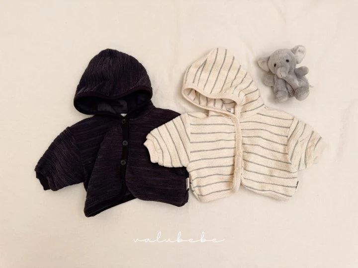 Valu Bebe - Korean Baby Fashion - #babyootd - Bebe Moa Hooded Cardigan - 3