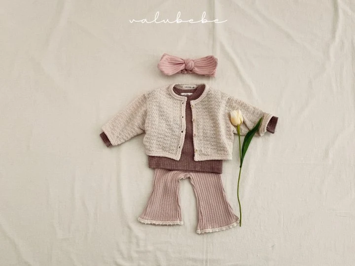 Valu Bebe - Korean Baby Fashion - #babyootd - Bebe Molly Cardigan - 11