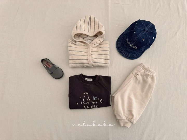 Valu Bebe - Korean Baby Fashion - #babyootd - Bebe Velu Denim Cap - 5