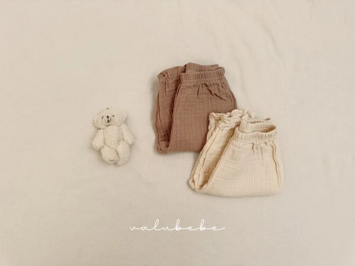 Valu Bebe - Korean Baby Fashion - #babyootd - Bebe Natural Pants - 9