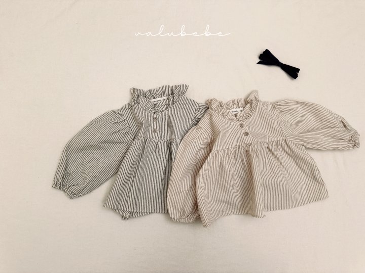 Valu Bebe - Korean Baby Fashion - #babyoutfit - Karan Frill Blouse (Kids) - 5