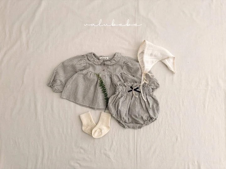 Valu Bebe - Korean Baby Fashion - #babyoutfit - Karan Ribbon Bloomer (Bebe) - 4