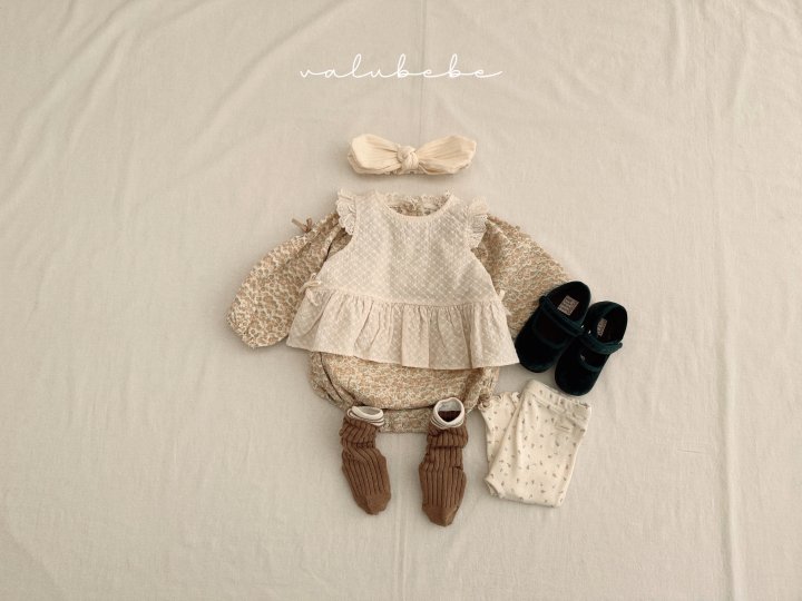 Valu Bebe - Korean Baby Fashion - #babyoutfit - Flower Frill Cape