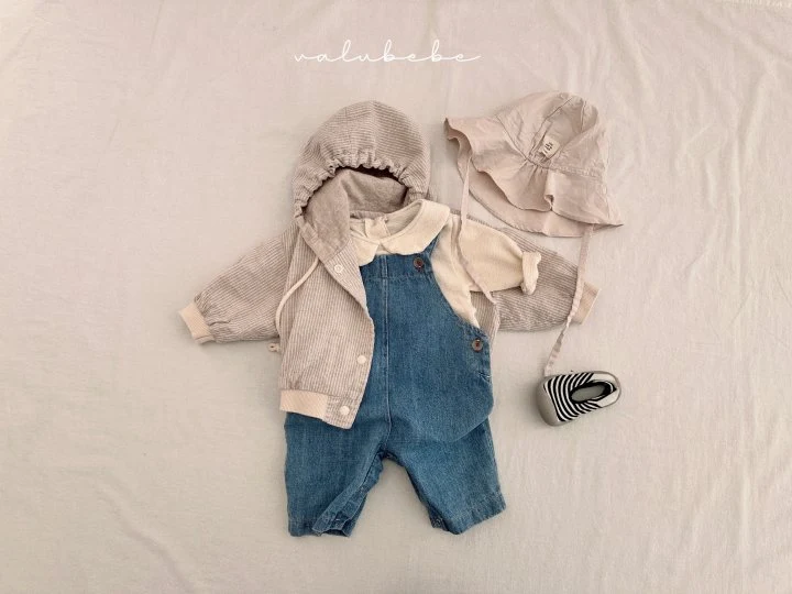 Valu Bebe - Korean Baby Fashion - #babyoutfit - Kids Stitched Overalls Suit - 2