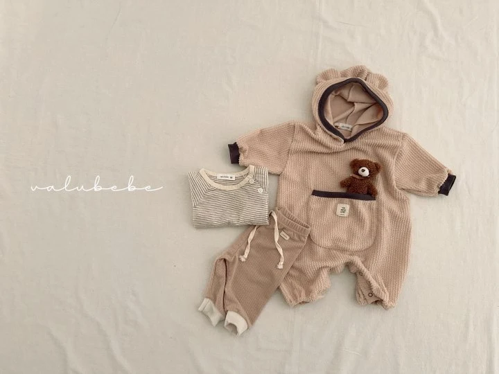 Valu Bebe - Korean Baby Fashion - #babyoutfit - Bebe Bear Hooded Suit