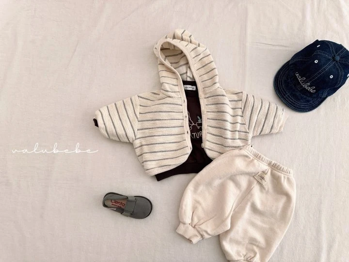 Valu Bebe - Korean Baby Fashion - #babyootd - Bebe Moa Hooded Cardigan - 4