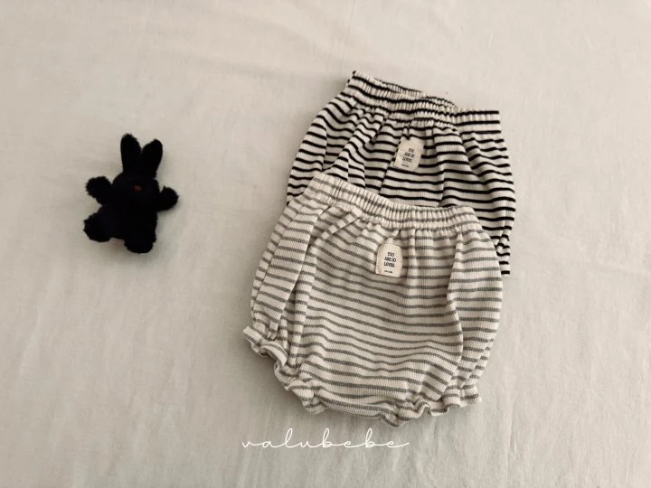 Valu Bebe - Korean Baby Fashion - #babyoutfit - Bebe Veronica Stripe Bloomer - 9