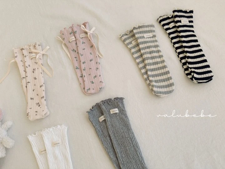 Valu Bebe - Korean Baby Fashion - #babyoutfit - Bebe Stripe Socks - 9