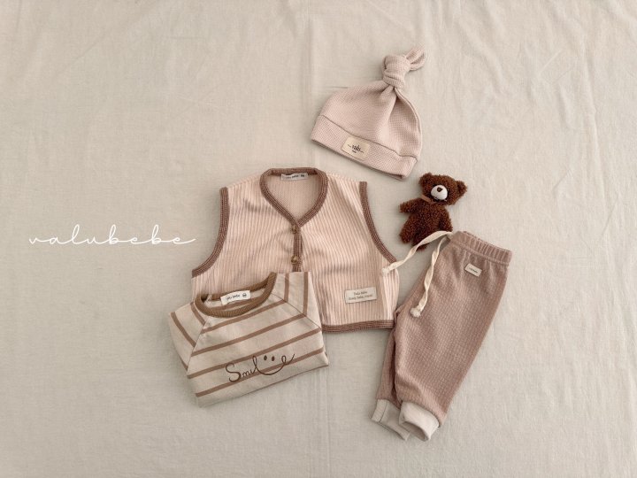 Valu Bebe - Korean Baby Fashion - #babyoutfit - Bebe Minimal Buttle Vest