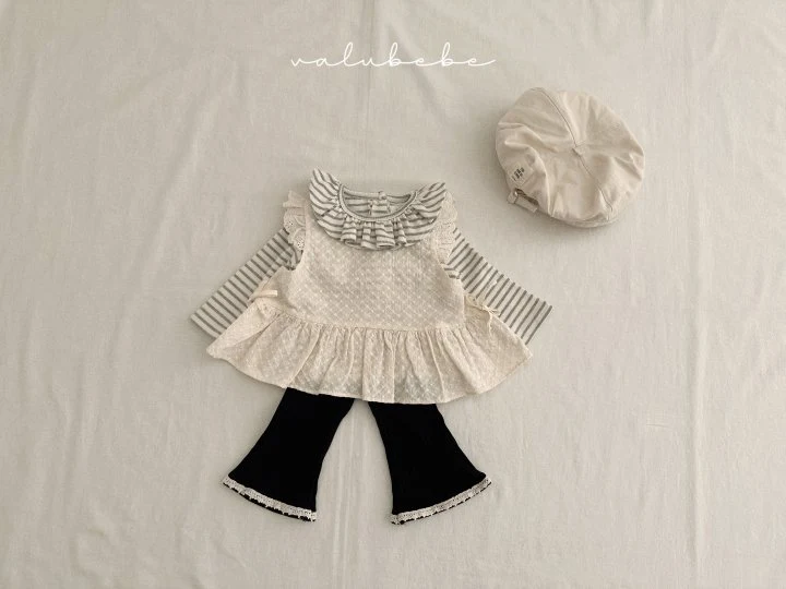 Valu Bebe - Korean Baby Fashion - #babyoutfit - Bebe Lace Bootcut Pants