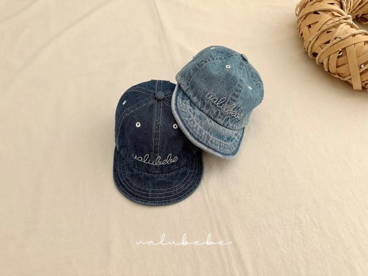 Valu Bebe - Korean Baby Fashion - #babyoutfit - Bebe Velu Denim Cap - 6