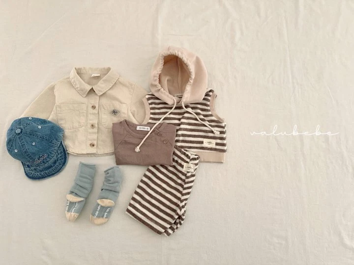 Valu Bebe - Korean Baby Fashion - #babyoutfit - Bebe Basic Side Button Tee 3 - 8