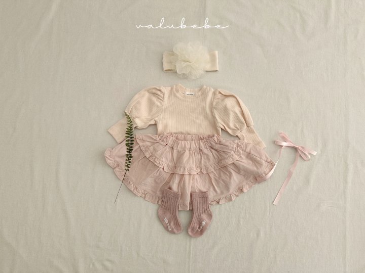 Valu Bebe - Korean Baby Fashion - #onlinebabyboutique - Eddie Puff Tee (Bebe)