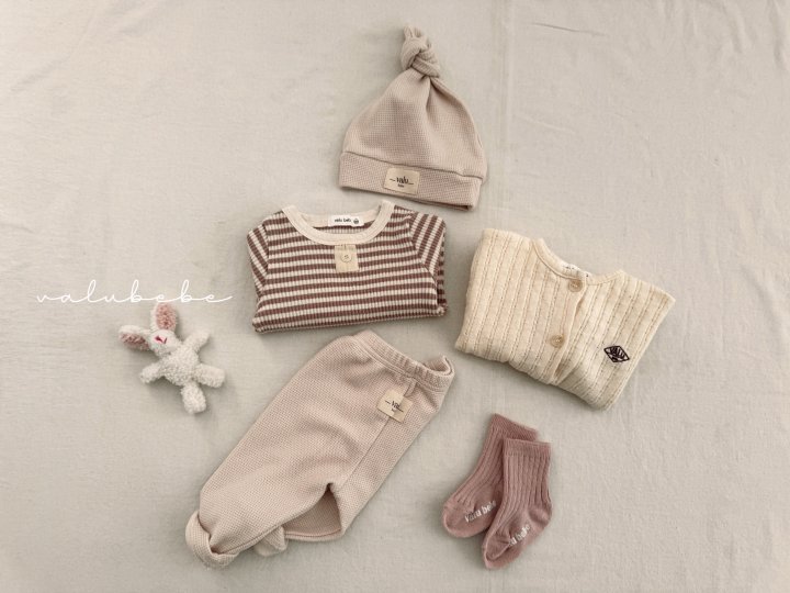 Valu Bebe - Korean Baby Fashion - #onlinebabyboutique - Tiny Stripe Tee (Bebe) - 6